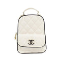 Chanel Backpack Sac White