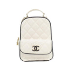 Chanel Backpack Sac White