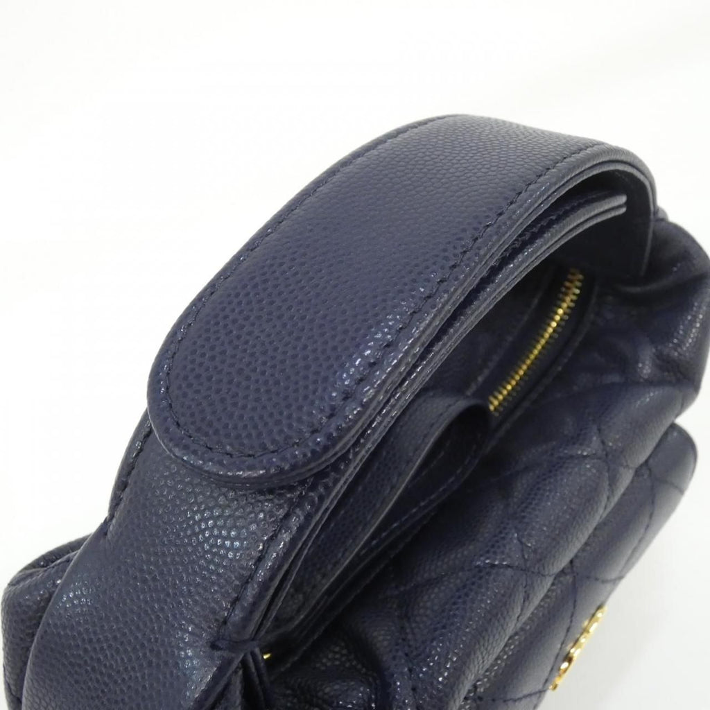 Chanel Bag Handbag Navy — view 5