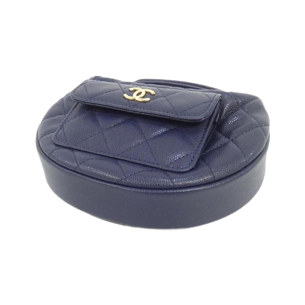 Chanel Bag Handbag Navy — view 3