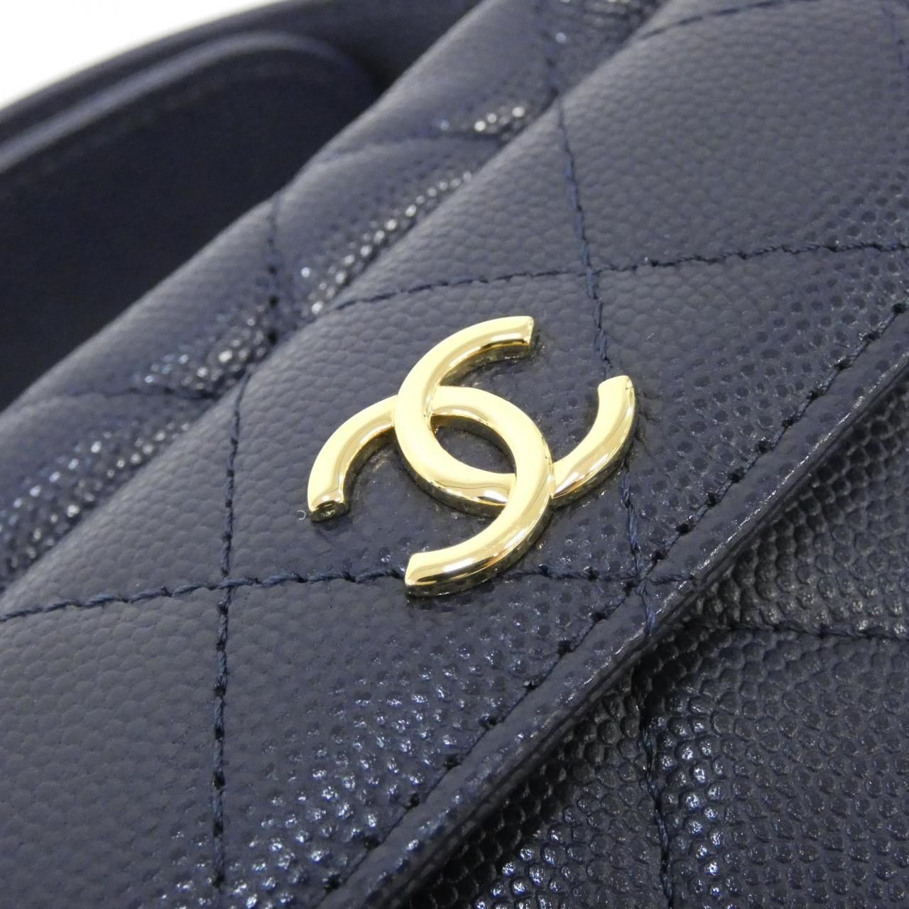Chanel Bag Handbag Navy — view 4