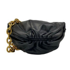 Bottega Veneta Shoulder Bag the Chain Pouch Black Leather