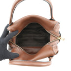 Prada Handbag Bowling Leather Bag — view 6
