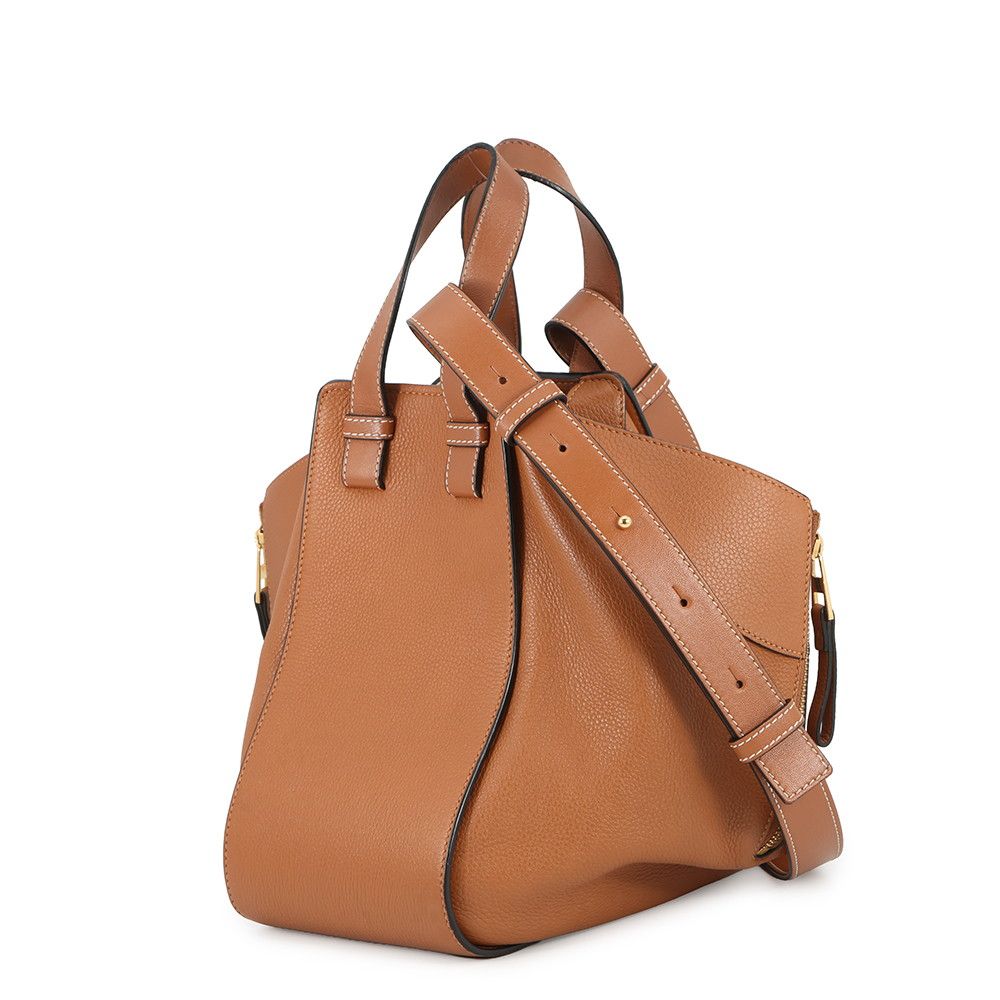 Loewe Handbag Hammock Small Leather 2-Way Brown — view 2