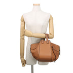 Loewe Handbag Hammock Small Leather 2-Way Brown — view 4
