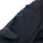 Prada Hat Logo Embroidery Bucket Hat Polyester S Hat Black — view 8