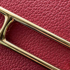 Hermes Wallet Roulis Slim Rouge Ash Gold Evercolor — view 8