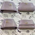 Gucci Fold Wallet Compact Leather GG Marmont Gray — view 4