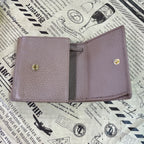 Gucci Fold Wallet Compact Leather GG Marmont Gray — view 7