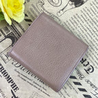 Gucci Fold Wallet Compact Leather GG Marmont Gray — view 3