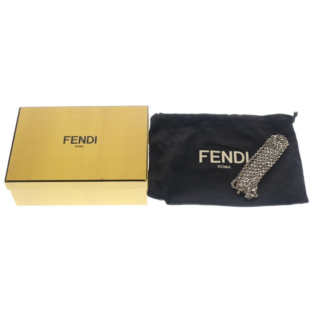Fendi Chain Wallet Hypnotize Leather Black — view 6