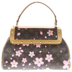 Louis Vuitton Sac Retro PM Monogram Cherry Blossom Handbag Brown — view 2