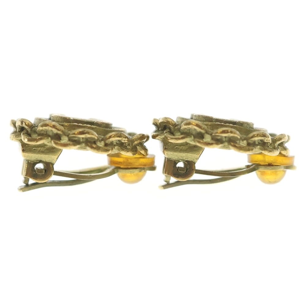 Chanel CC Logo Chain Earring — view 3