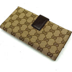 Gucci Wallet Bifold Hook Abbey GG Canvas Card Billfold — view 3