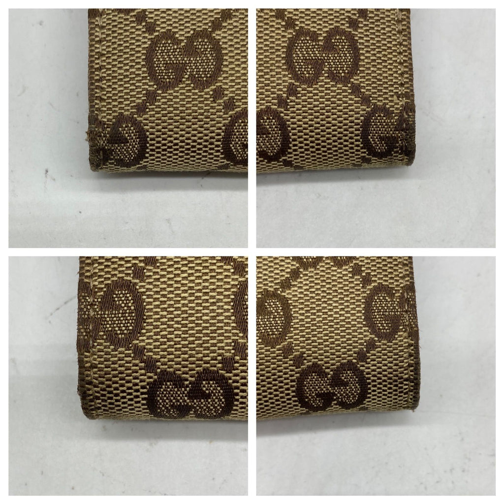 Gucci Wallet Bifold Hook Abbey GG Canvas Card Billfold — view 4