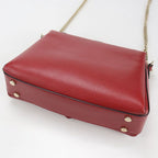 Gucci Chain Interlocking Crossbody Shoulder Bag Leather — view 2