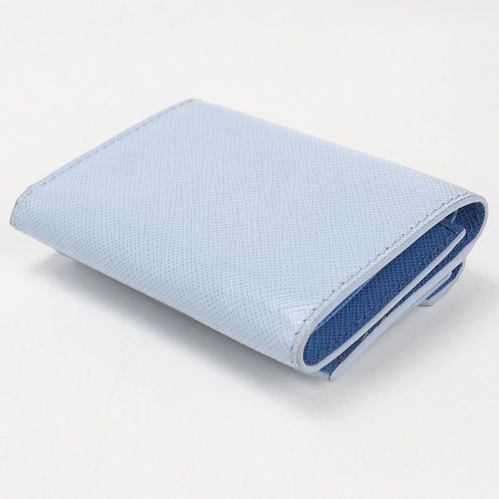 Prada Saffiano Leather Trifold Wallet Calf — view 2