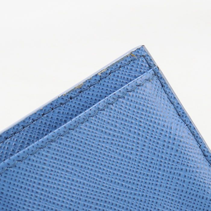 Prada Saffiano Leather Trifold Wallet Calf — view 6