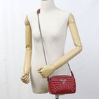 Prada Chain Diagram Crossbody Shoulder Bag Quilted Leather — view 9