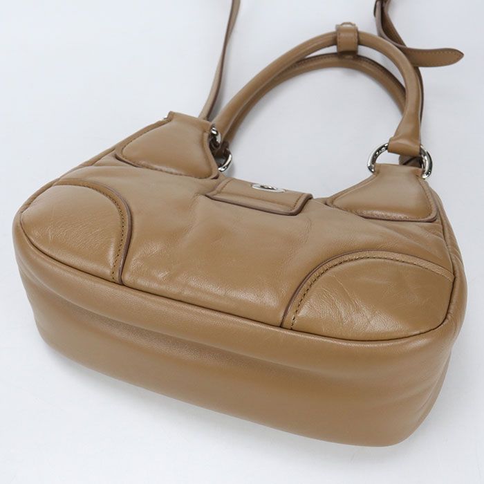 Prada 2-Way Moon Handbag Nappa Leather — view 2