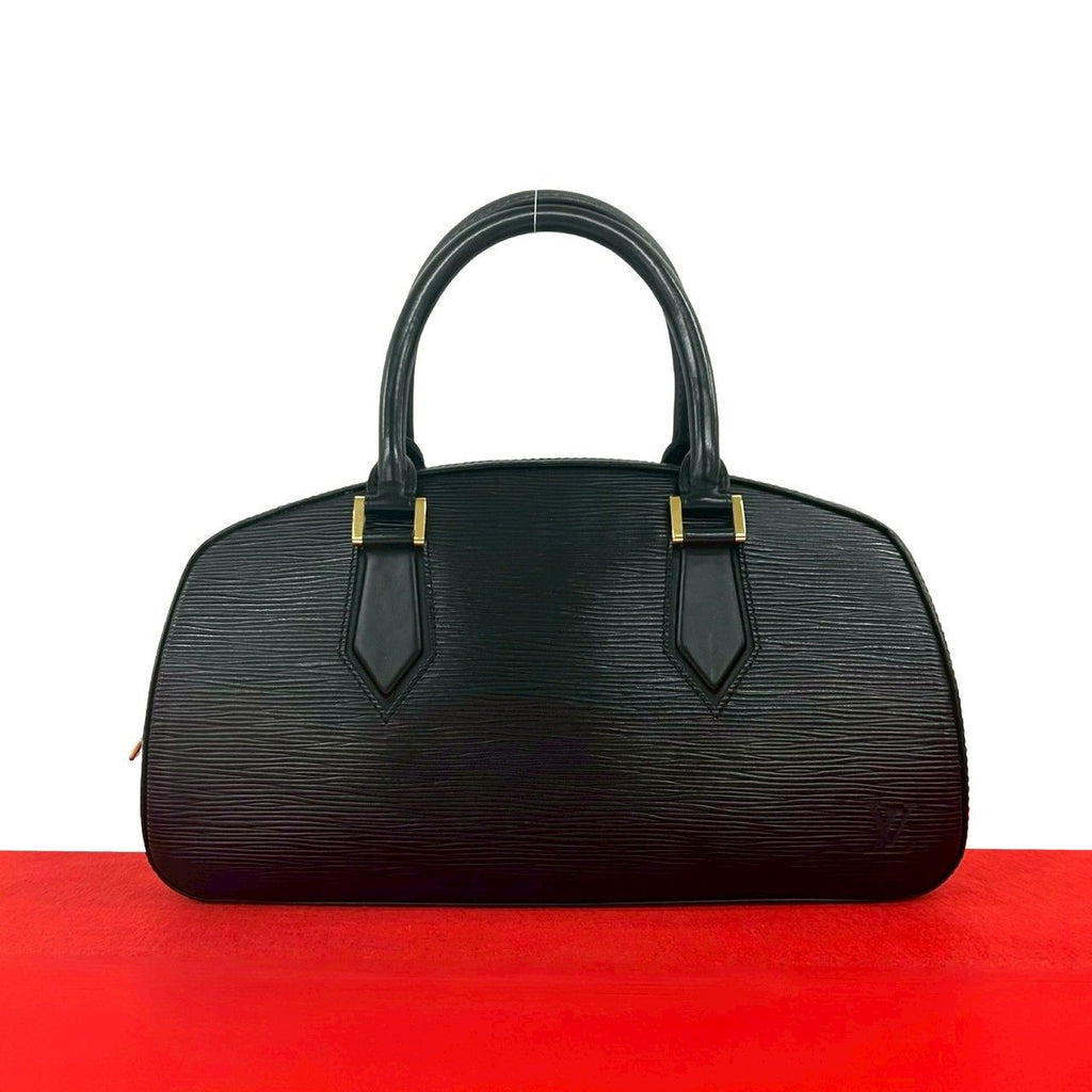 Louis Vuitton Vintage Jasmine Epi Leather Boston Bag Noir