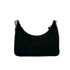 Prada Re Edition Re-Nylon Saffiano Leather Shoulder Bag Semi Black — view 3
