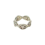 Hermes Chaine D'ancre Ring 925 Sterling Silver