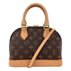 Louis Vuitton Alma BB Handbag Monogram Canvas