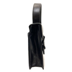 Prada Belt Motif Handbag Nylon Leather — view 3