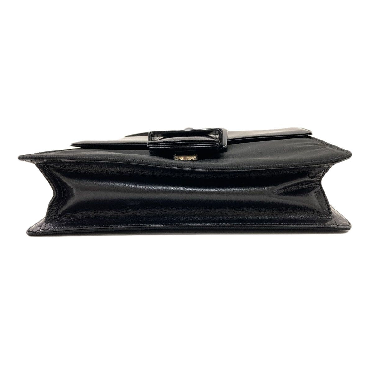 Prada Belt Motif Handbag Nylon Leather — view 4