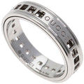 Gucci Scroll Ring 18k White Gold