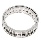 Gucci Scroll Ring 18k White Gold