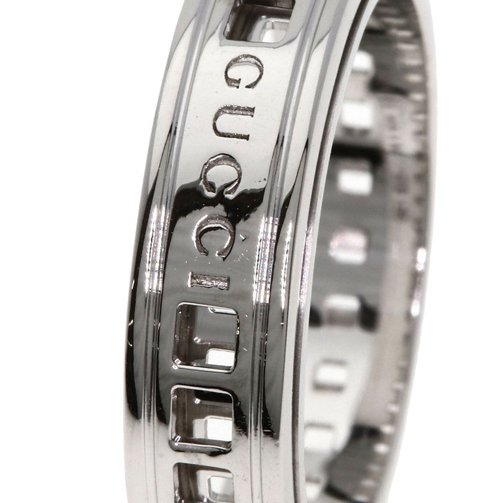 Gucci Scroll Ring 18k White Gold