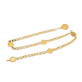 Chanel CC Logo Coin Chain Belt Gold Plated