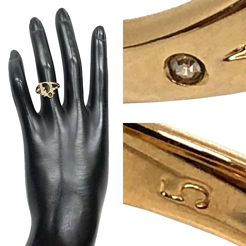 Dior Logo Ring Gold