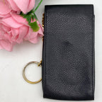 Chanel Cigarette Case CC Logo Caviar Leather — view 3