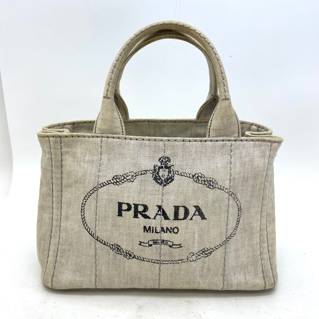 Prada Tote Canapa Canvas Travel