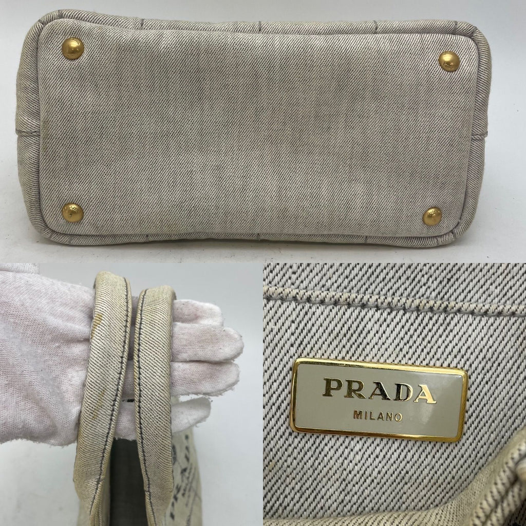 Prada Tote Canapa Canvas Travel — view 4