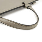 Gucci Bamboo Daily Top Handle 2-Way Shoulder Bag Leather Gray Silver — view 4