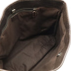 Gucci GG Supreme Plus Tote Large Shoulder Bag Leather Khaki Beige Dark Brown — view 5