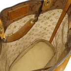 Louis Vuitton Monogram Vinyl Cover Amble MM Tote Shoulder Plastic Chain Brown — view 8