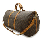 Louis Vuitton Monogram Keepall Bandouliere 60 Boston Bag Travel Purse 2-Way — view 2