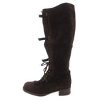 Fendi Long Boots Suede Lace Up 36 Brown — view 2
