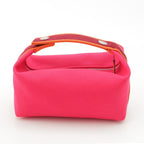 Hermes Brid-a-brac Toile Pouch Hibiscus PM — view 4