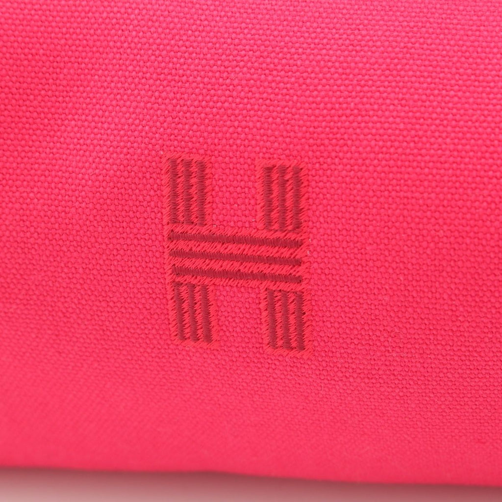 Hermes Brid-a-brac Toile Pouch Hibiscus PM — view 7