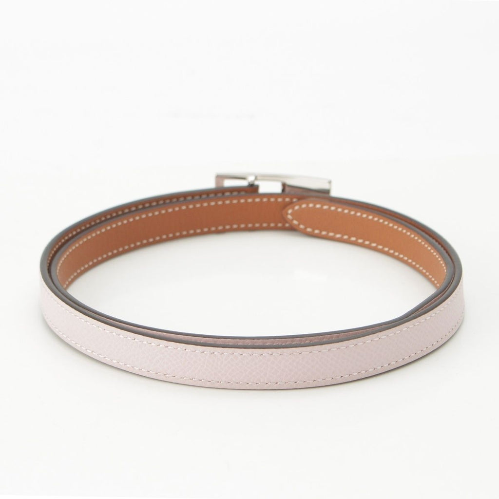 Hermes Epsom Swift Belt Mauvepere Gold 75 — view 2