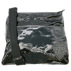Gucci Cles Shoulder Bag Enamel Patent Leather Black