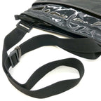 Gucci Cles Shoulder Bag Enamel Patent Leather Black — view 6