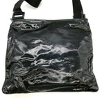 Gucci Cles Shoulder Bag Enamel Patent Leather Black — view 2