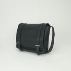 Hermes Steve Caporal 27 Shoulder Bag Taurillon Clemence Noir Black Silver — view 2